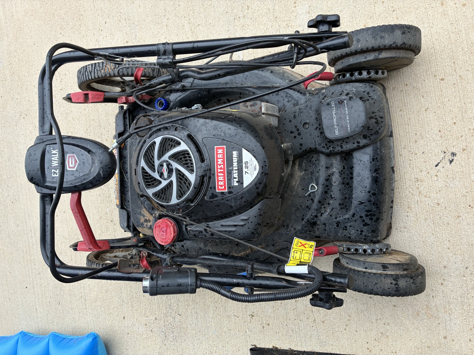 Craftsman Platinum self-propelled mower